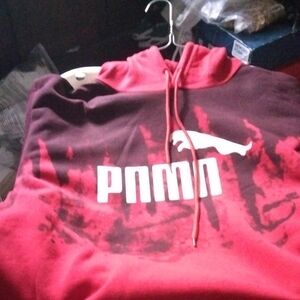 Puma Red and Black Hoodie